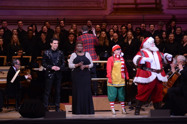 Tony DeSare, Capathia Jenkins, Steven Reineke, Pecan Pie and Santa Claus Photo