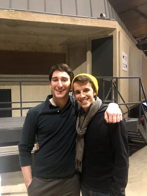 Photo Flash: Ben Fankhauser, Original Broadway Cast Member of NEWSIES, Attended NEWSIES at Arena Stage 