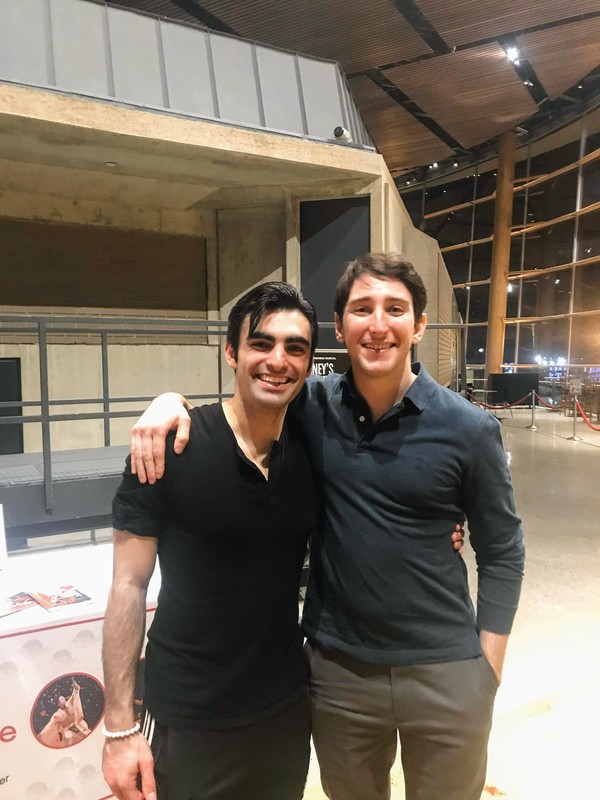 Photo Flash: Ben Fankhauser, Original Broadway Cast Member of NEWSIES, Attended NEWSIES at Arena Stage Image