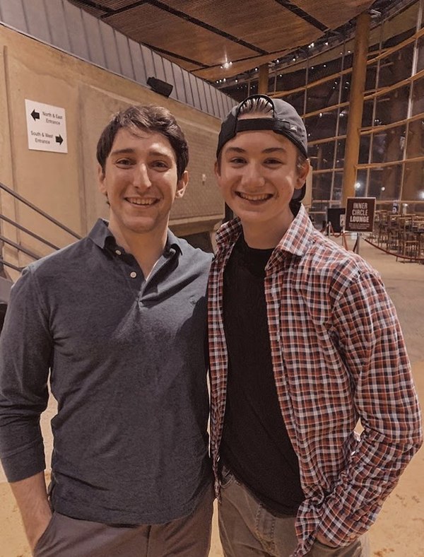 Photo Flash: Ben Fankhauser, Original Broadway Cast Member of NEWSIES, Attended NEWSIES at Arena Stage Image