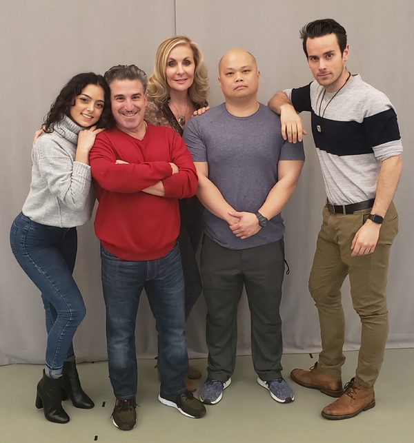 Photo Flash: Take a Look at First Day of Rehearsal Photos for ROMEO & BERNADETTE Image