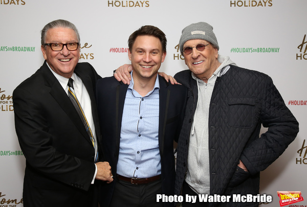 Michael J. Cuccione, Jonathan Tessero and Danny Aiello attends the Broadway Opening N Photo