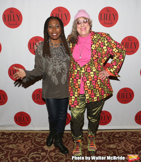 Brenda Russell and Allee Willis backstage at The Lilly Awards Broadway Cabaret'   at  Photo
