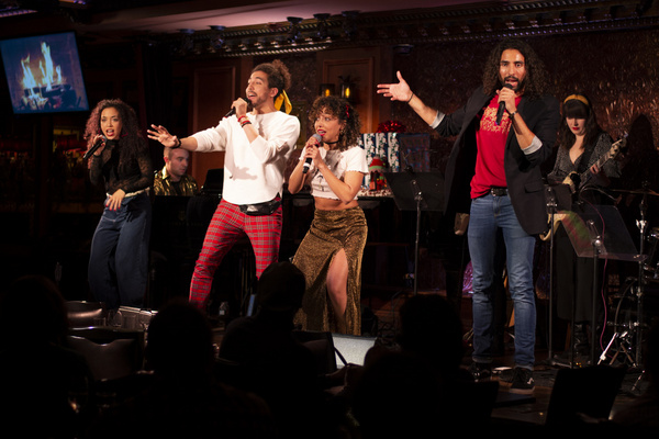 Photo Flash: The Saunders Family In FAMILY DINNER: HOLIDAY EDITION At Feinstein's/54 Below Image