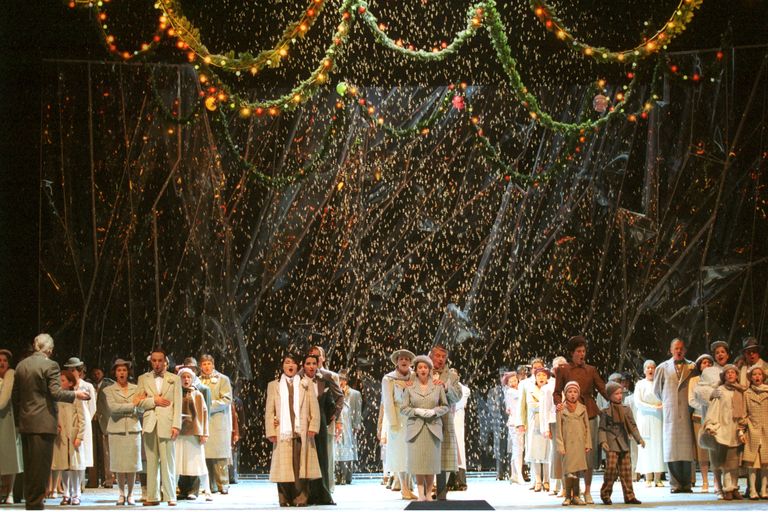 Review: LA BOHÈME at Staatsoper Unter Den Linden --
2 promising young voices buried in a listless, uninspired production 