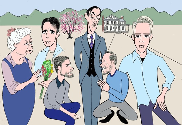 BWW Exclusive: Ken Fallin Draws the Stage - THE INHERITANCE Image