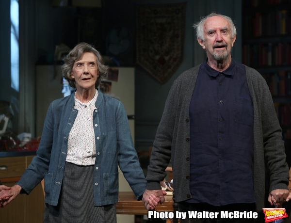 Eileen Atkins and Jonathan Pryce during the Broadway Opening Night Curtain Call for t Photo