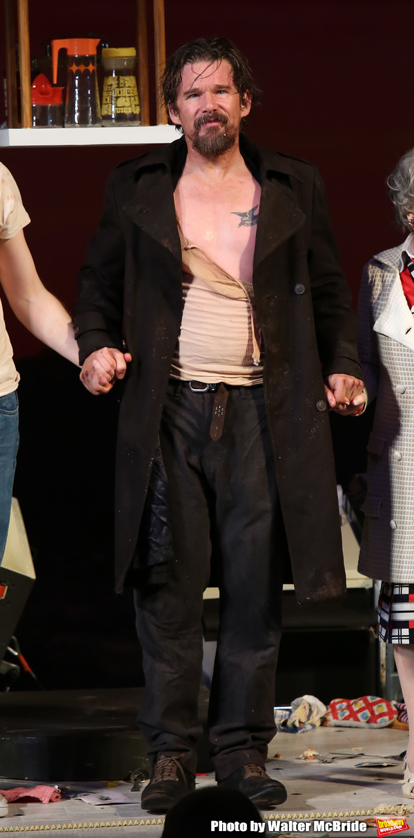 Ethan Hawke during the Broadway Opening Night Curtain Call for the Roundabout Theatre Photo