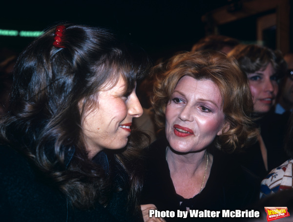 Rita Hayworth and her daughter Yasmin attend the Opening Night Performance of 