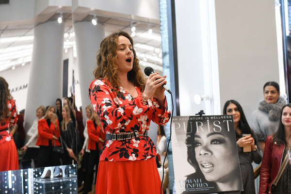 Photo Flash: Melissa Errico Performs At The Purist Holiday Party At BCBGMAXAZRIA On Fifth Avenue 