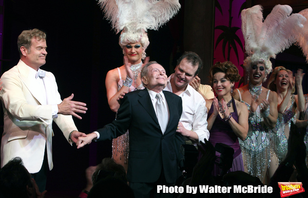 Kelsey Grammer, Douglas Hodges, Jerry Herman, Christine Andreas
during the Broadway O Photo