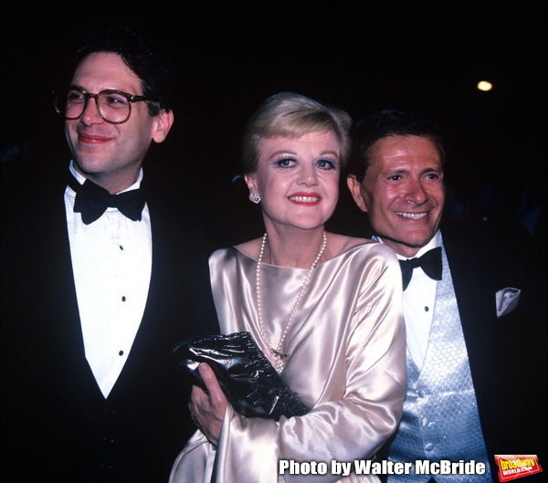 Harvey Fierstein, Angela Lansbury and Jerry Herman attend the "La Cage Aux Folles" Br Photo