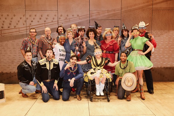 Photo Flash: The Cast and Band of OKLAHOMA! Celebrated Their New Years Eve Early With a Festive Photo Shoot Image