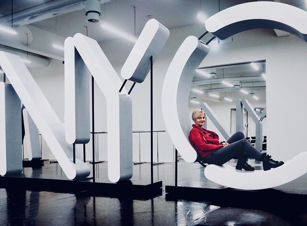 Photo Flash: Marianne Elliott Poses in the COMPANY Rehearsal Room Image