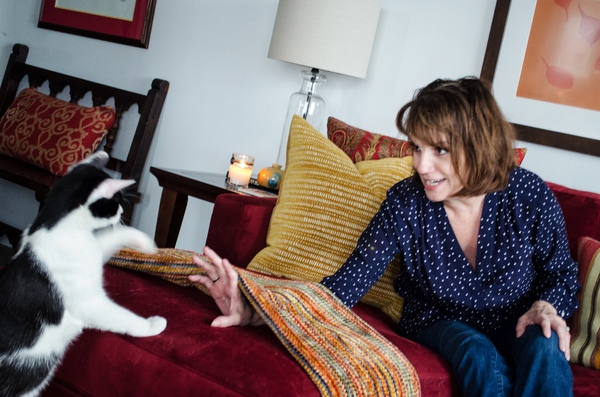 Tails of Broadway: Beth Leavel Plays Around with Malcolm! Image