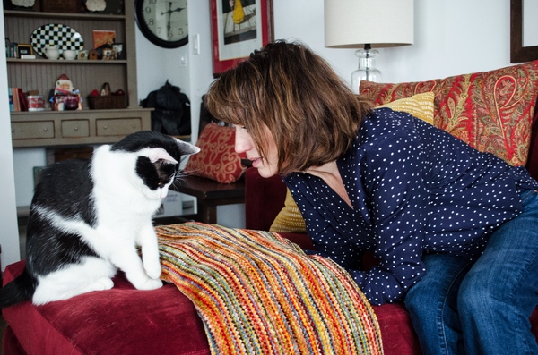 Tails of Broadway: Beth Leavel Plays Around with Malcolm!  Image