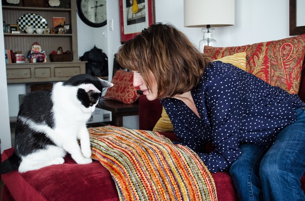 Tails of Broadway: Beth Leavel Plays Around with Malcolm! Image