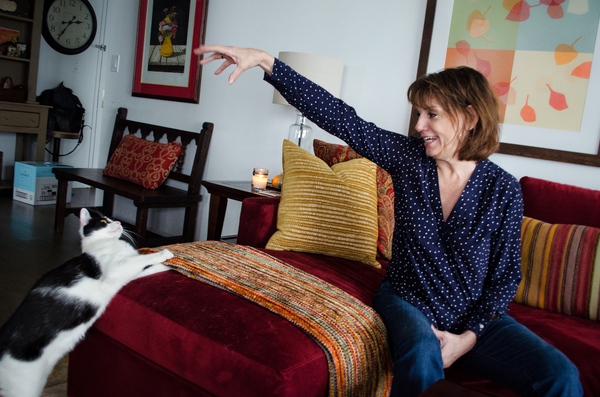 Tails of Broadway: Beth Leavel Plays Around with Malcolm! Image
