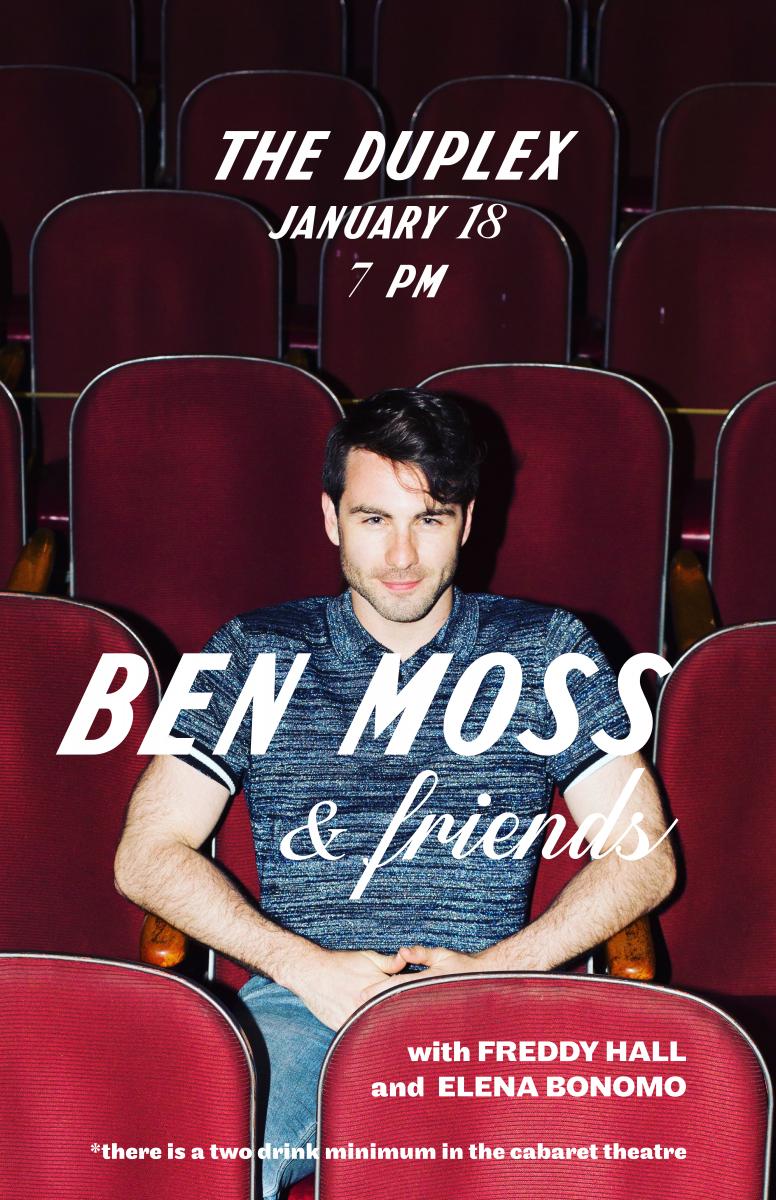 Interview: Ben Moss of BEN MOSS & FRIENDS at The Duplex Image