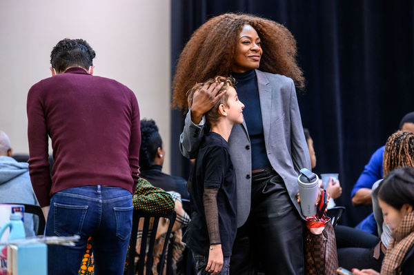 Photo Flash: First Look at Rehearsal Photos of Jully Black and Measha Bruggergosman in CAROLINE, OR CHANGE 