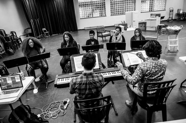 Photo Flash: First Look at Rehearsal Photos of Jully Black and Measha Bruggergosman in CAROLINE, OR CHANGE 