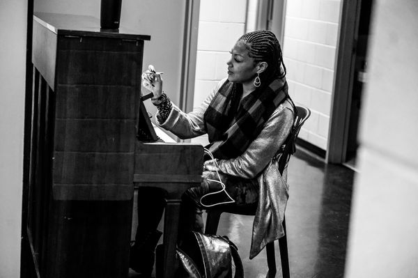 Photo Flash: First Look at Rehearsal Photos of Jully Black and Measha Bruggergosman in CAROLINE, OR CHANGE 