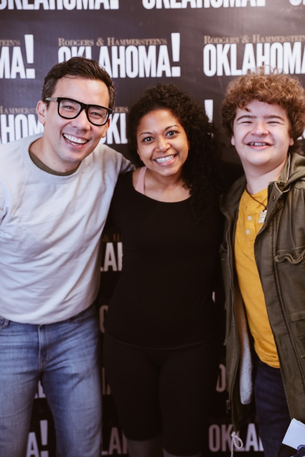 Photo Flash: Ethan Hawke, Conrad Ricamora and Gaten Matarazzo Stopped by OKLAHOMA! Image