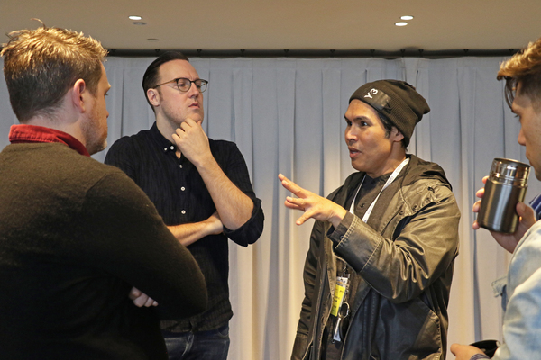 Michael Arden, Dane Laffrey, Clint Ramos, and Andy Mientus Photo