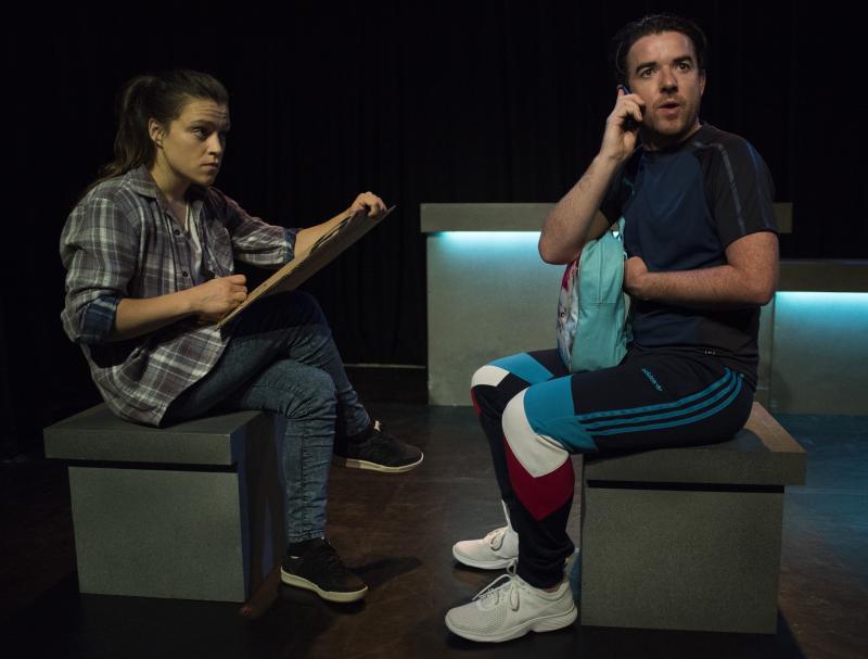 Review: MAZ & BRICKS at 59E59 Theaters Captivates-Two Individuals Meet in the Midst of Social Change Image