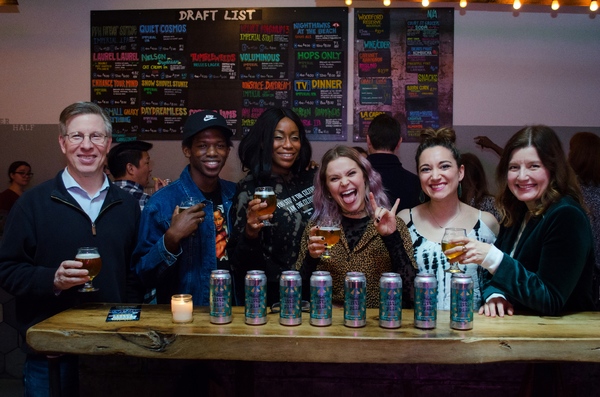 Photo Coverage: JAGGED LITTLE PILL Cast Raises a Glass of Other Half Brewery's Jagged Little Pils! Image