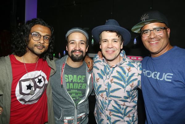 Photo Flash: Lin-Manuel Miranda, Thomas Kail, and More at Closing Night of FREESTYLE LOVE SUPREME Image