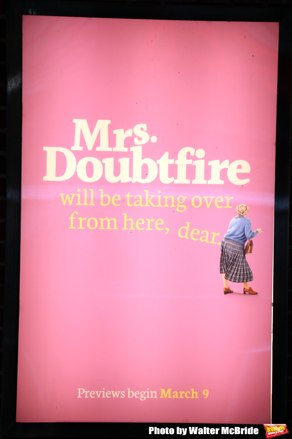 Up on the Marquee: MRS. DOUBTFIRE Arrives on Broadway Image