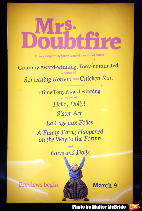 Up on the Marquee: MRS. DOUBTFIRE Arrives on Broadway Image