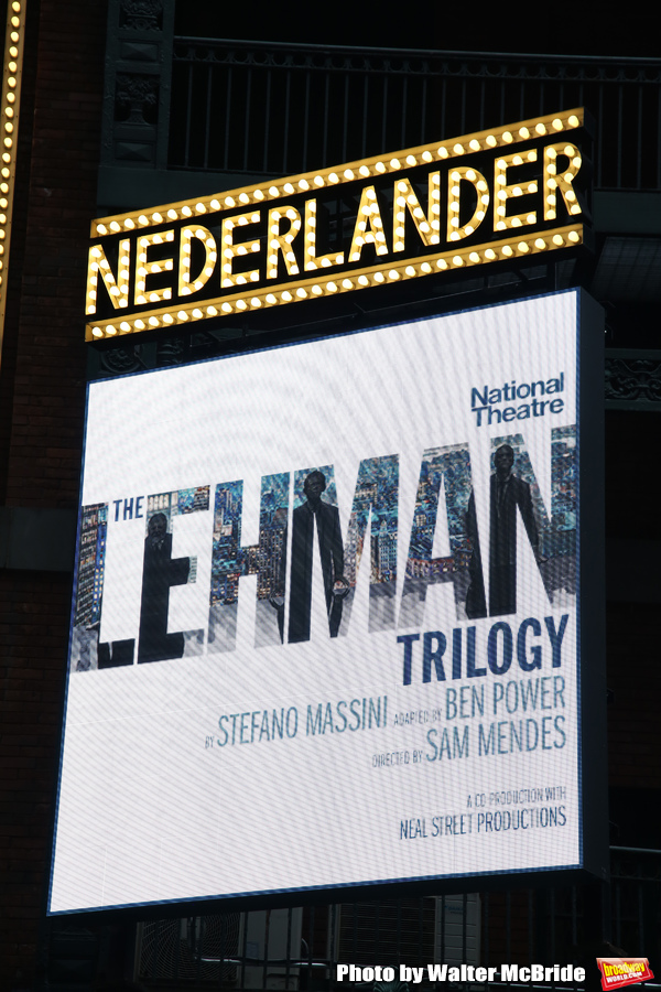 Up on the Marquee: THE LEHMAN TRILOGY Image