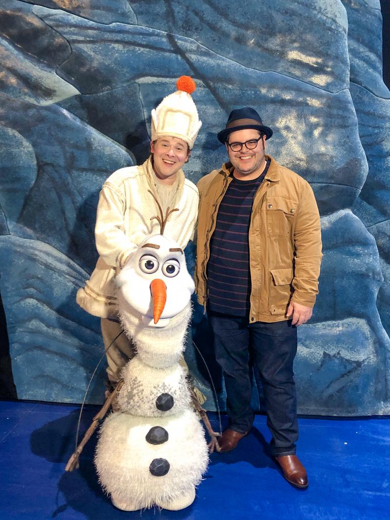Photo Flash: Original Olaf, Josh Gad, Visits FROZEN on Tour! Image