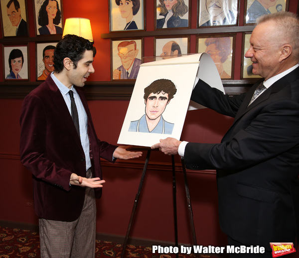 Photo Coverage: Damon Daunno of OKLAHOMA! Receives Sardi's Portrait Image