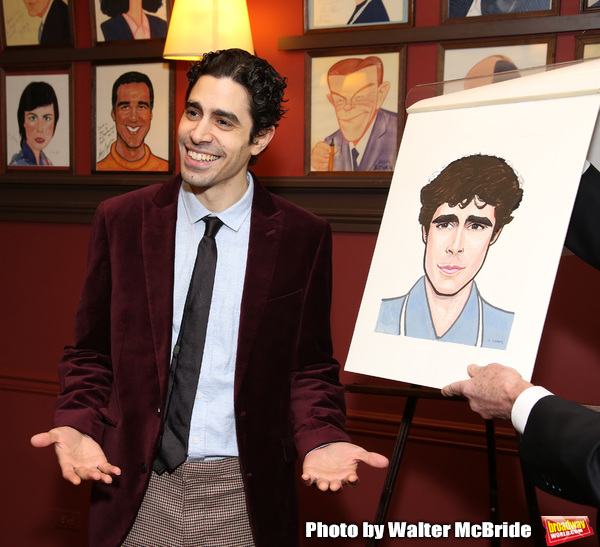 Photo Coverage: Damon Daunno of OKLAHOMA! Receives Sardi's Portrait Image