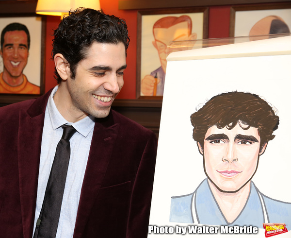 Photo Coverage: Damon Daunno of OKLAHOMA! Receives Sardi's Portrait Image