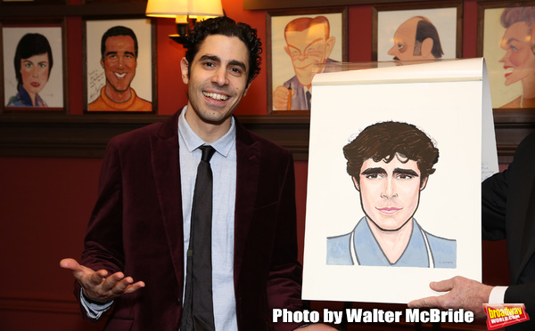 Photo Coverage: Damon Daunno of OKLAHOMA! Receives Sardi's Portrait Image