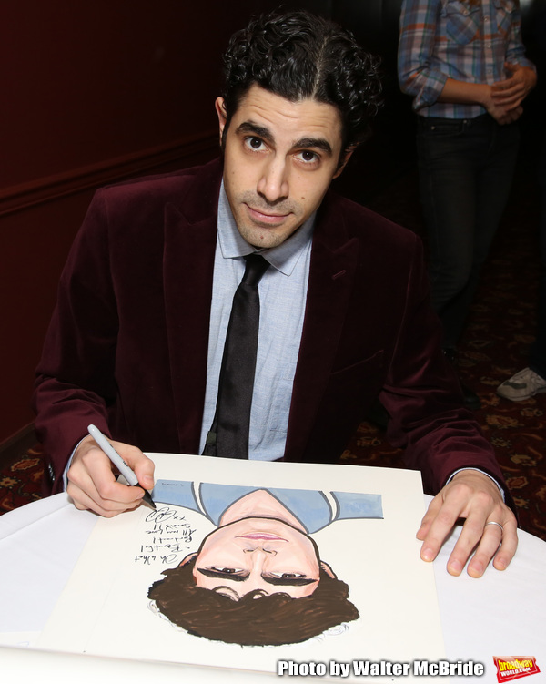 Photo Coverage: Damon Daunno of OKLAHOMA! Receives Sardi's Portrait Image