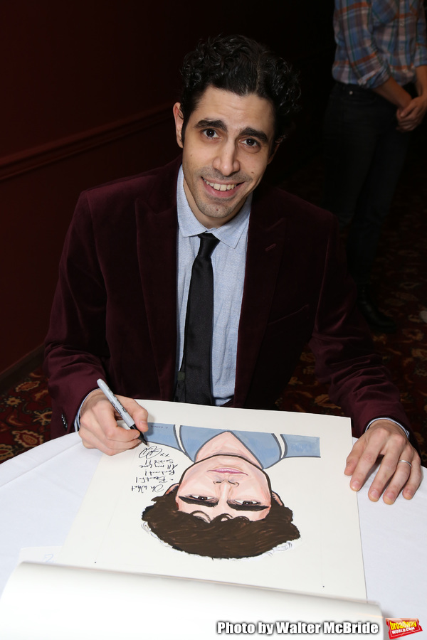 Photo Coverage: Damon Daunno of OKLAHOMA! Receives Sardi's Portrait Image