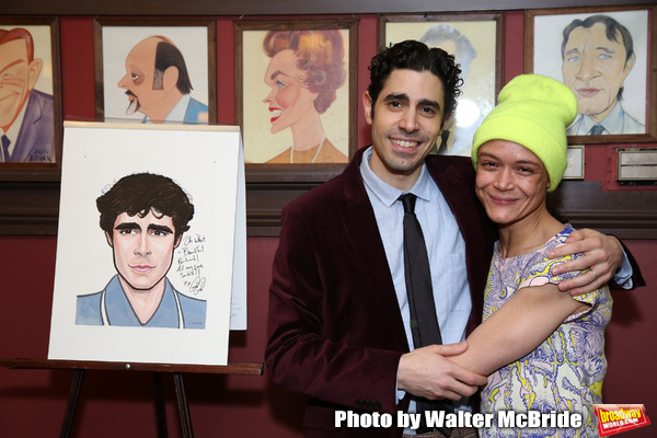 Photo Coverage: Damon Daunno of OKLAHOMA! Receives Sardi's Portrait Image
