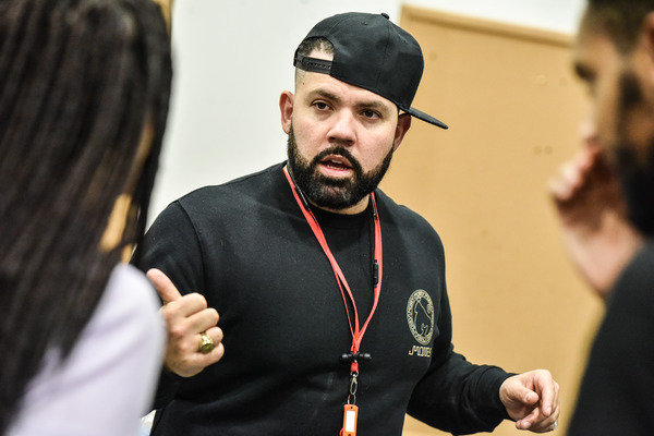 Photo Flash: Inside Rehearsal For CRONGTON KNIGHTS at the Belgrade Theatre Coventry 