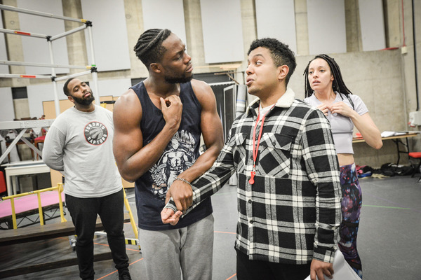Photo Flash: Inside Rehearsal For CRONGTON KNIGHTS at the Belgrade Theatre Coventry 