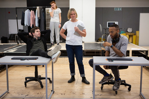 Photo Flash: Inside Rehearsal For THE HAYSTACK at Hampstead Theatre Image