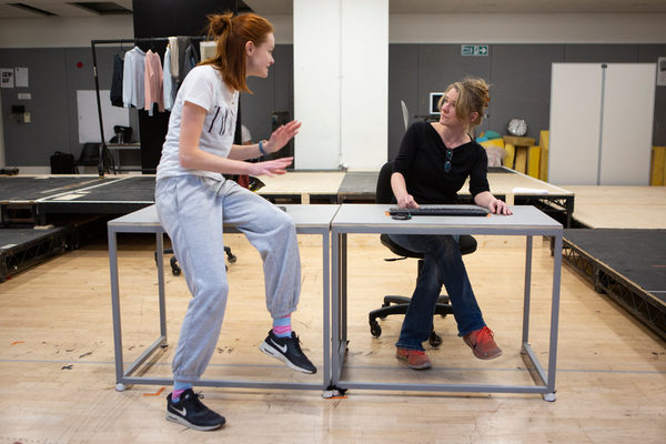 Photo Flash: Inside Rehearsal For THE HAYSTACK at Hampstead Theatre Image