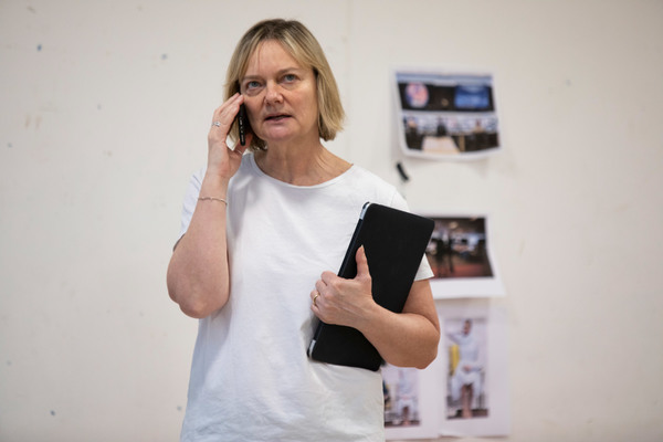 Photo Flash: Inside Rehearsal For THE HAYSTACK at Hampstead Theatre 