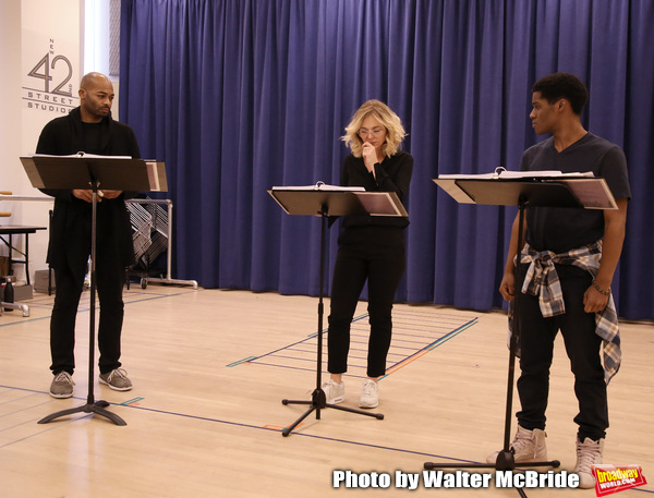 Photo Coverage: In Rehearsal with Rachel Bay Jones, Brandon Victor Dixon and the Cast of NEXT TO NORMAL Image