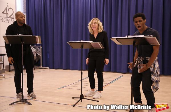 Photo Coverage: In Rehearsal with Rachel Bay Jones, Brandon Victor Dixon and the Cast of NEXT TO NORMAL Image