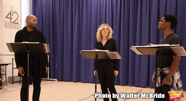 Photo Coverage: In Rehearsal with Rachel Bay Jones, Brandon Victor Dixon and the Cast of NEXT TO NORMAL Image
